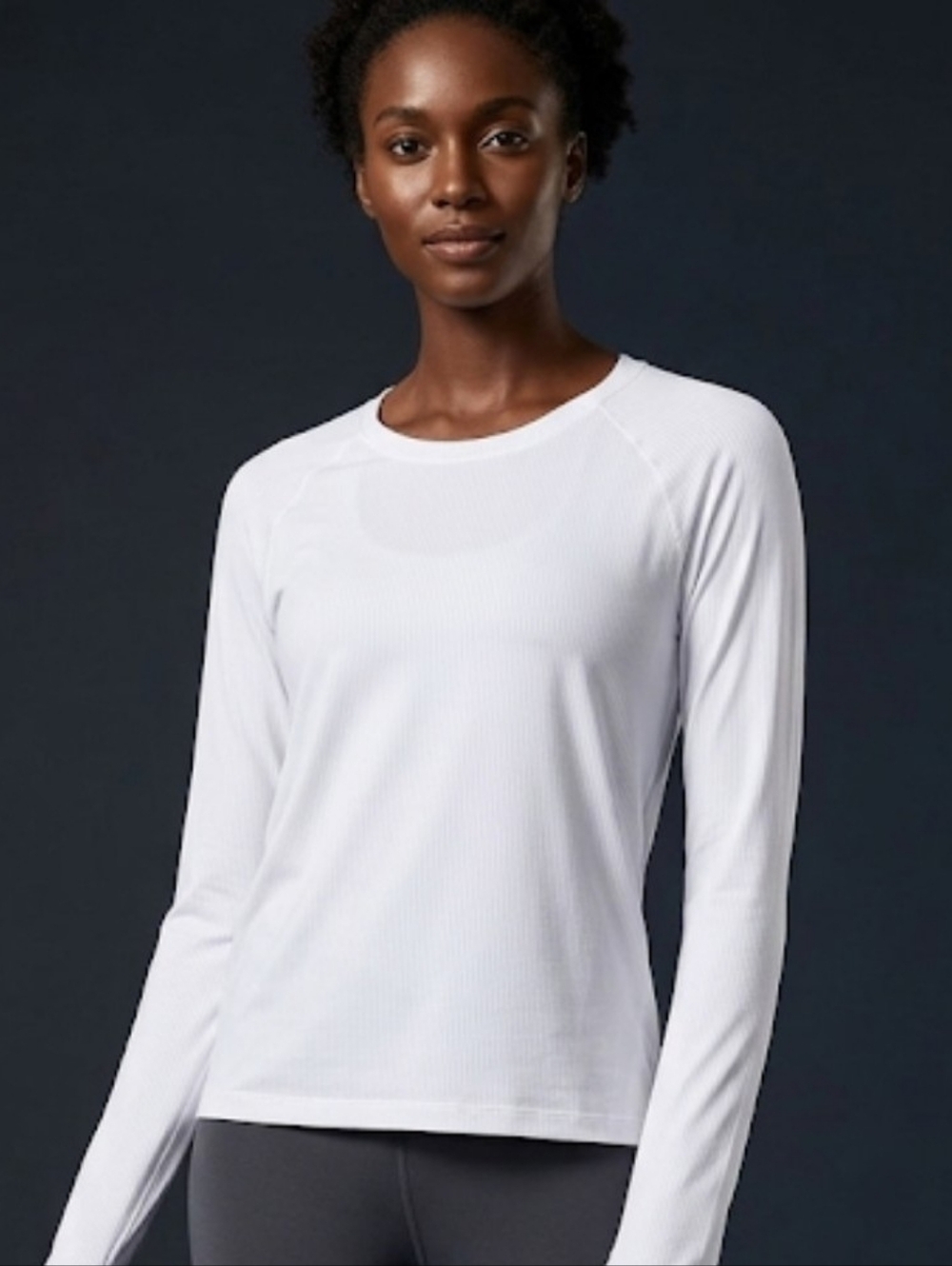 Crz Yoga White Long Sleeve Small